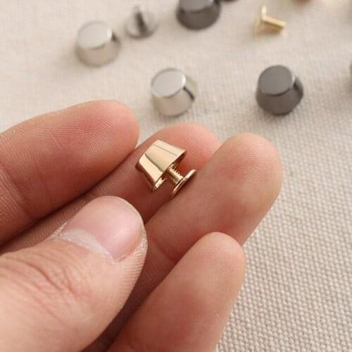 5-piece Set Of DIY Leather Bag Bottom Nails, Luggage Hardware Accessories Foot Nails, Bucket Nails, Foot Protection Nails