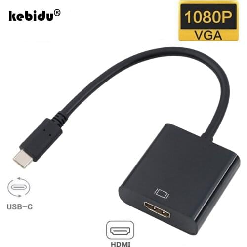 Kebidu USB C Male to HDMI Female Type C to HDMI 4K Adapter Converter for MacBook Chrome book Samsung HTC HUAWEI LG Newest