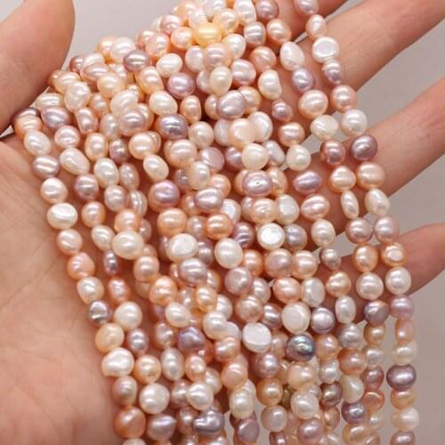 Fine Mix Color Freshwater Pearl Beads Irregular Nuggets Loose Perle Beads for Jewelry Making DIY Elegant Bracelet Necklace 14
