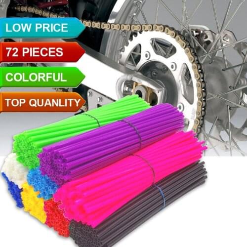 Motorcycle Dirt Bike Wheel Rim Spoke Skins Covers Wrap Tubes Decor Protector Pipe FOR KTM 400 450 525 SX EXC MXC XC XCW Pitbike