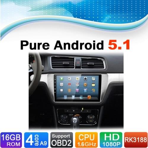 Pure Android 5.1.1 System Car GPS Navigation System Radio DVD Stereo Media Video Audio Autoradio for Volkswagen VW Lavida 2015