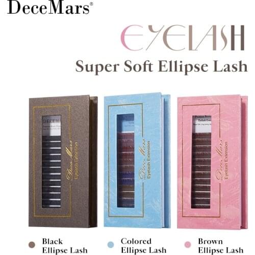 DeceMars Super Soft Ellipse Eyelash Extension Flat LASH