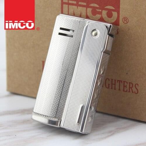 IMCO 6800 Kerosene Lighter Stainless Steel Cigarette Lighter Flint Mechanical Fire Ignition Smoking Accessories Gift for Men