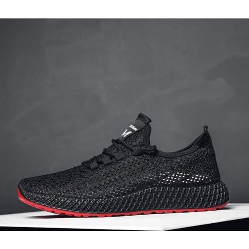 2021 Mens Fashion Sneakers Lightweight Men Casual Shoes Breathable Male Footwear Lace Up Comfortable Mesh Training Walking Shoe