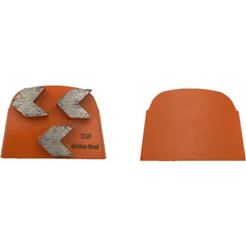 CT86 Lavina Arrow Segments Cutting Disc Sharp Metal Grinding Pad for Hard Concrete Floor Lavina EZ Change Grinding Machine 12PCS