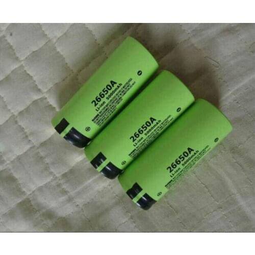 10pcs/lot New Genuine Panasonic 26650A 3.7V 5000mAh High Capacity 26650 Li-ion Battery Rechargeable Lithium Batteries Cell