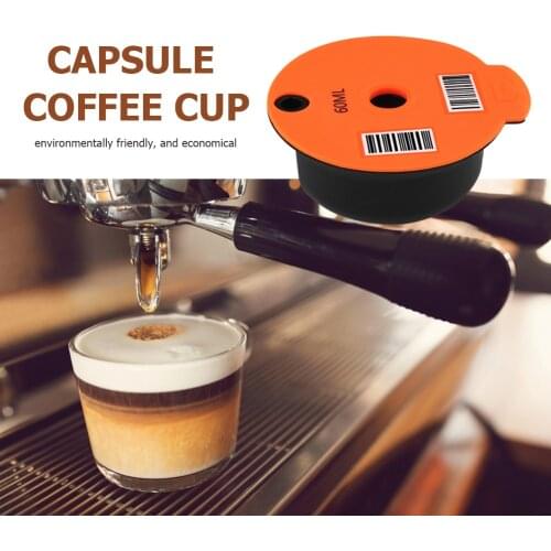 Reusable Plastic Coffee Capsule Cup Refillable Filter Baskets Pod + Spoon Brush for Bosch-s Tassimoo Cafe Kitchen Gadgets