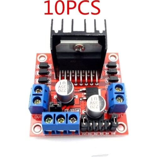 10PCS L298N motor drive module DC stepper motor intelligent vehicle robot parts