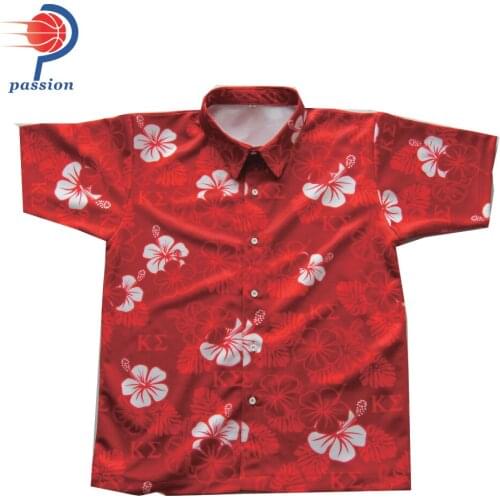 Wholesale Adult & Children Quick Dry Colorful Hawaiian Polo Shirt Custom Golf wear
