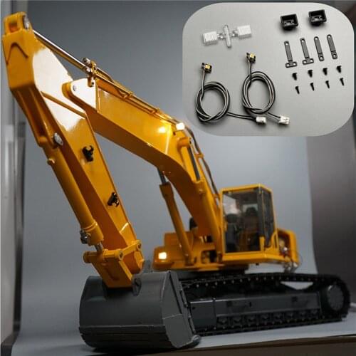 Spotlight LED Light Lamp for 1/14 Tamiya Heavy Machinery Excavator RC Tractors Modification Accessories
