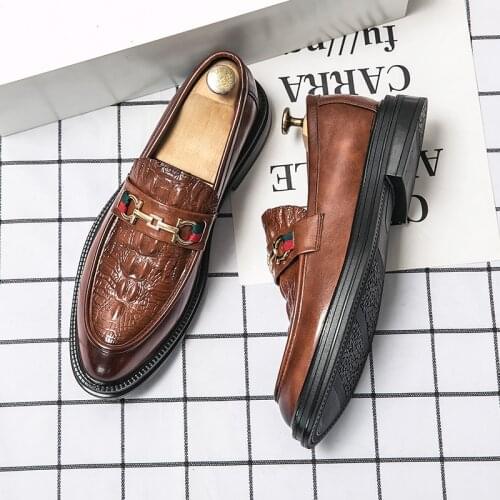 Summer Leather Mens shoes luxury brand casual shoes mens shoes formal business wedding party shoes zapatillas hombre zapatos45