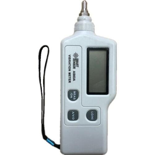 Smart Sensor AS63A Handheld Pen Type Digital vibration meter Analyzer velocity vibrometer with Vibration measuring instrument