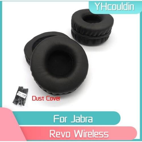 YHcouldin Earpads For Jabra Revo Wireless Headphone Accessaries Replacement Wrinkled Leather