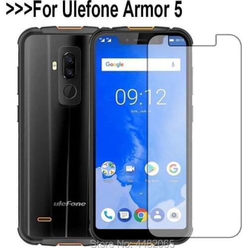 Front Protect Safety 2.5D Tempered Glass For Ulefone Armor 5 Screen Protector Film For Ulefone Armor 5 9H Protective Glass