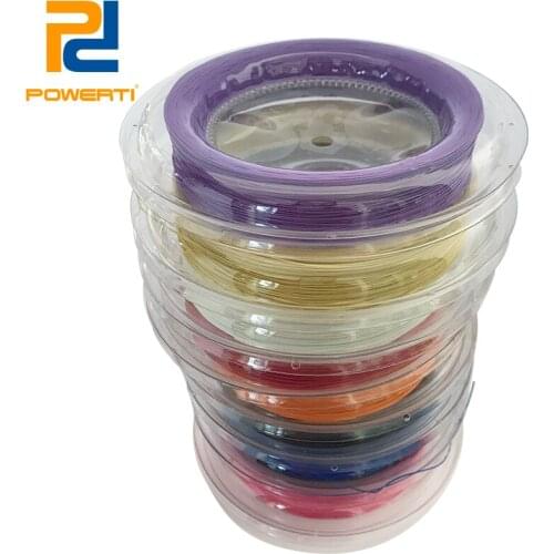 POWERTI 2reel/lot 0.69mm Badminton String PX95 Training String like BG65 Racket String 200m Durable String