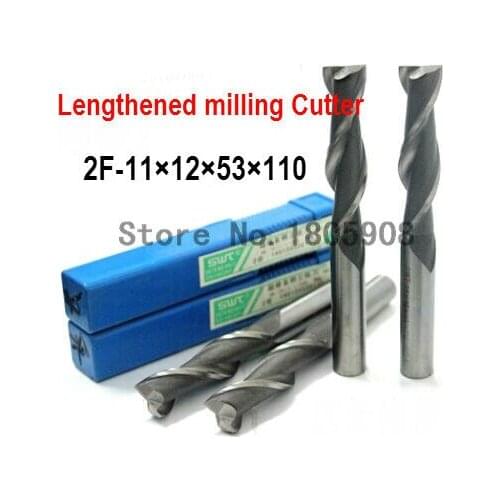 5pcs /set 11.0mm 2 Flute HSS & Extended Aluminium End Mill Cutter CNC Bit Milling Machinery tools Cutting tools.Lathe Tool