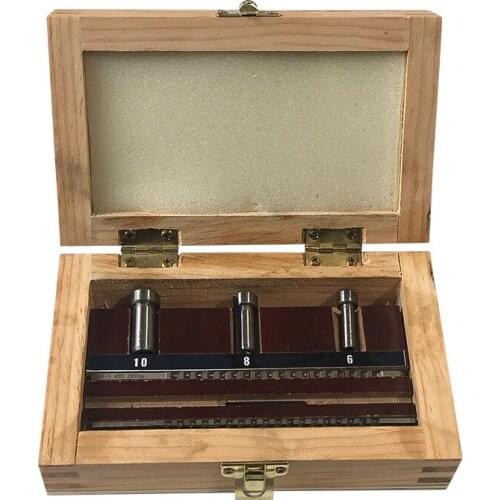 6pcs Keyway Broach Set Bushing Shim Set Metric Syste for CNC Machine Inch Sized High Speed Steel Cutting Tool knife Broach set