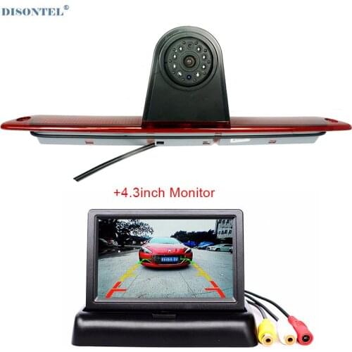 Brake Light Rear View Camera IR Night Vision Parking Camera For VW Crafter/Mercedes Sprinter With 4.3" LCD Parking Monitor