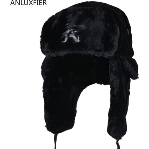 B-8475 Adult Lei Feng Hat Male Warm Winter Northeast Bomber Hats Ear Protection Outdoor Thickening Cap Skiing Cycling Warm Cap