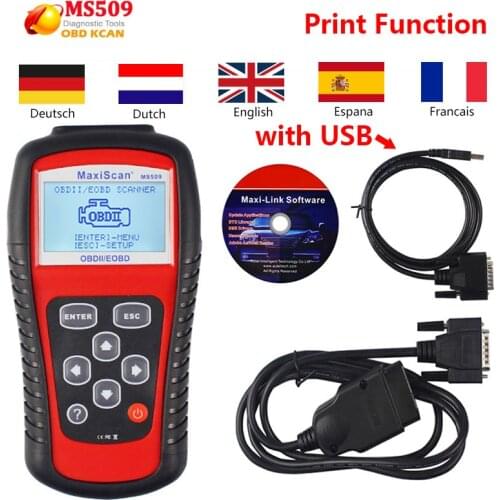 Autel MaxiScan MS509 OBD2 Engine Fault Diagnostic Scanner Auto Code Reader MS509 OBDII Code Readers & Scan Tools