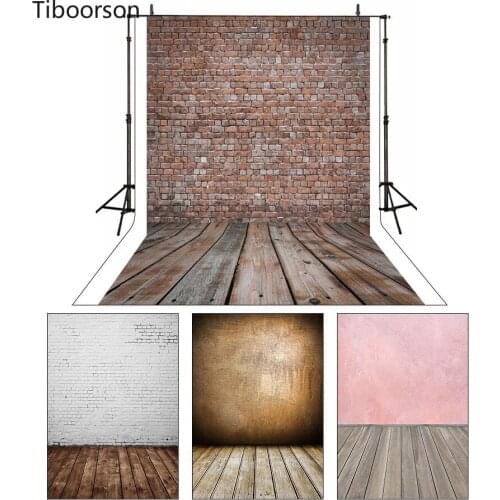 Tiboorson Old Wood Board Flooring Texture Vintage Backdrop Baby Doll Portrait Photography Background Photo Studio Photophone