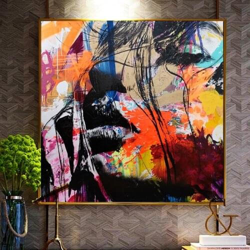 Nielly Francoise Portrait Oil Painting Abstract Face Canvas Painting Posters And Prints Wall Art Pictures For Home Decor Cuadros