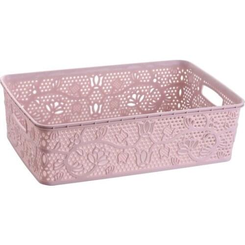 From Tuffex Lace Maxi Basket-Pink 10 lt decorative baskets cestos decorativos декоративные корзины