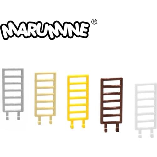 MARUMINE Moc Bar 7x3 with Double Clips Bricks 30PCS Compatible With 6020 Building Blocks Assembles Particles