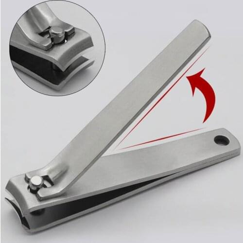 Professional Stainless Steel Nail Clipper Cutter Toenail Cutting Machine Trimmer Pedicure Care Tool Nail Salon Supplies Tools