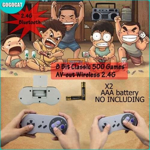 Mini 4K HDMI TV Video Game Console 8 Bit Retro Built-In 500 333 Games AV output Handheld Gaming Player Best Gift 2.4G Bluetooth