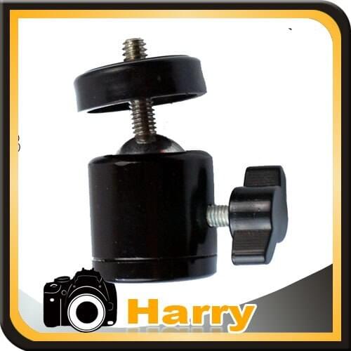Mini Tripod ball head for camera / tripod ballhead For Can&n Nik&n SB800 SB900 580EX II vidicon Flash
