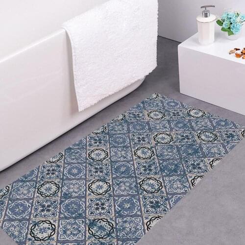 Muslim Floor Sticker With Twill Skid-proof Film Stickers Mat for Kitchen Bedroom Ground Decoration Waterproof PVC Wall Wallpaper