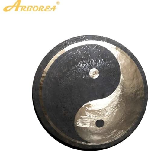Arborea gong Percussion musical instrument 30' YinYang Gong 75cm 100% handmade gong without stand