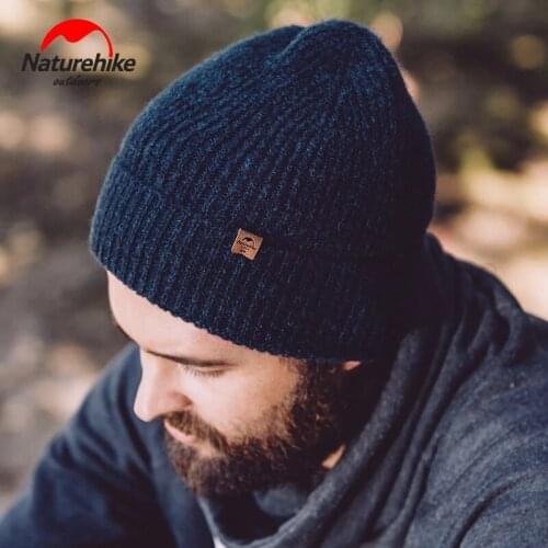 Naturehike Winter Acrylic Nylon Wool Knitted Hat Outdoor Thick Tourism Camping Hiking Climbing Travel Sports Caps