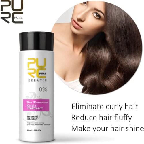 New PURC 0%5%/8%/12% 1PC Brazilian Keratin Hair Treatment Formalin Straightening Hair Care Fast Growth for women 100ml zk53