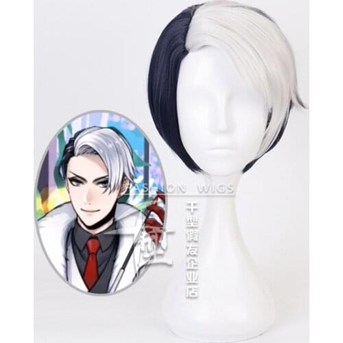 Twisted Wonderland Cosplay Divus Crewel Wig Heat Resistant Synthetic Hair Halloween Party Anime Role Play Wigs