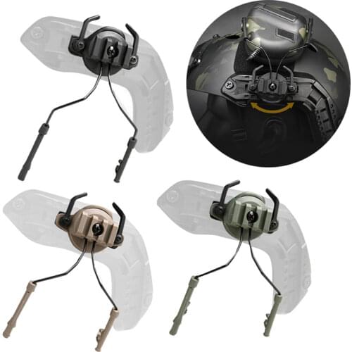 Tactical Headset Bracket Helmet Accessories Adjustable Fast Mounts Rail Adapter Military Hunting Shooting Equipment