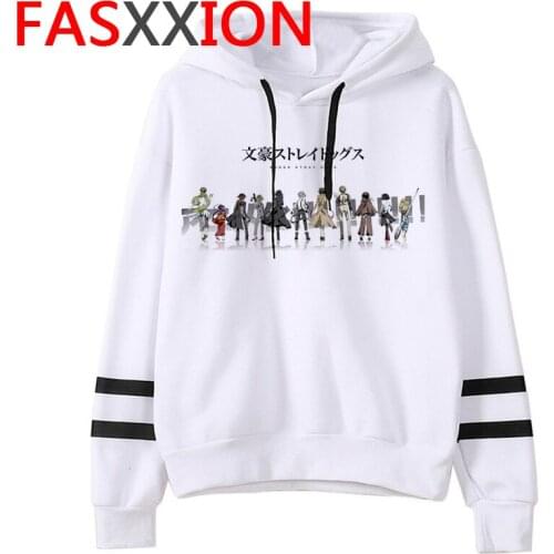 Bungou Stray Dogs hoodies male printed anime harajuku Oversized male sweatshirts Korea harajuku