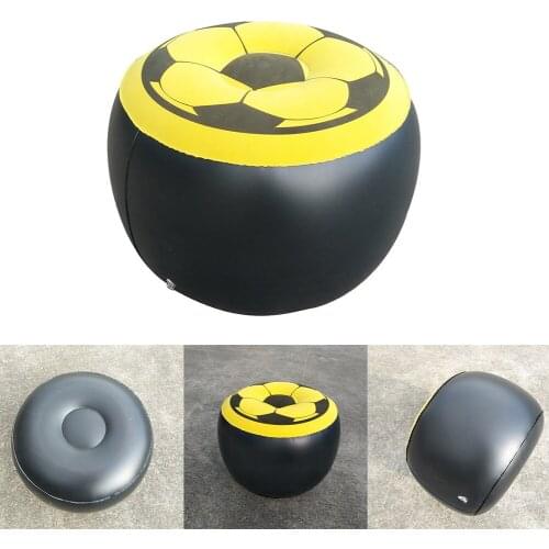 Travel Inflatable Stool Thicken Portable Environmental Protection PVC Seat Football Bench For Man Women Children Outdoor Travel
