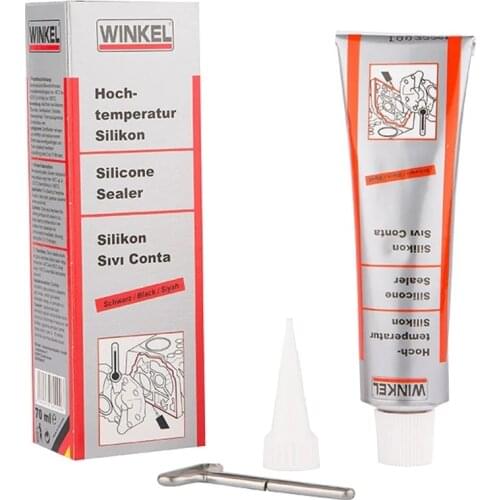 70 ML 300 Degree High Temparature Universal Silicone Adehsive Sealant Black for Multi Purpose