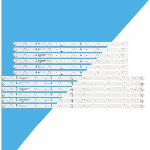 12PCS/set New LED Strip For AOC TV LD50V02S T5002S LE50D1452 50PFF3655/T3 GJD500611002-X2-L-R LB-PF3528-GJD2P5C506X11-R-B