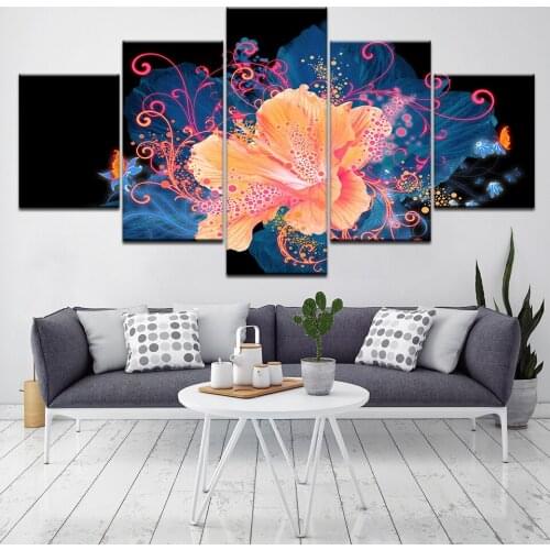 5 pcs,Full Square 5D DIY Diamond Painting Flowers diamond Embroidery Cross Stitch Rhinestones Y2582