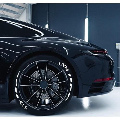 Car Letter Sticker PVC Universal Auto Styling Wheel Label Universal Fits Motorcycle DIY Free Combination