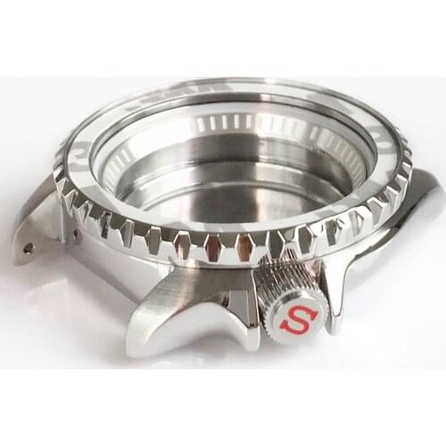 Watch Bezel Crown Chapter Ring Diving Case Stainless Steel For Seiko Skx007 Skx009 SPRD 5