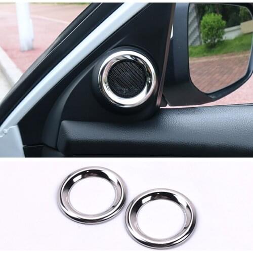 Car Door Audio Loud Speaker Covers Sticker for Honda CIVIC 2016 2017 2018 2019 2020 2021 CIVIC 10th Interior Accessories