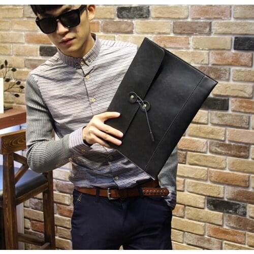 PU leather clutch men messenger envelope clutch bag men male business portfolio bag men envelope bags handbags day clutches