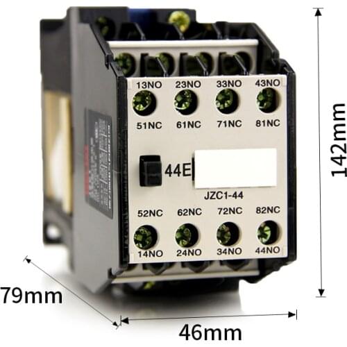 DC contact intermediate relay, DC JZC1-44Z (3TH82-44)