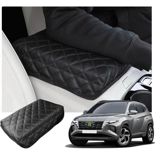 LFOTPP Car Armrest Box Cover For Tucson NX4 2021 Central Control Armrest Container Pad Auto Interior Decoration Accessories
