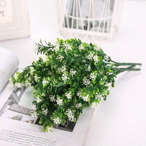 Simulation Milan Grass Green Plants Fake Flowers Living Room Engineering Gardening Gardening Decorative Flowers
