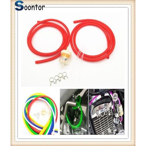 2M Motorcycle Fuel Hose Oil Tube Filter Pipeline Rubber for Kawasaki ZX7R ZX7RR ZX9 ZZR1200 ER5 GPZ500S EX500R NINJA Z750S